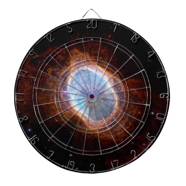 Southern Ring Nebula Space James Webb Telescope Dartboard (Front)