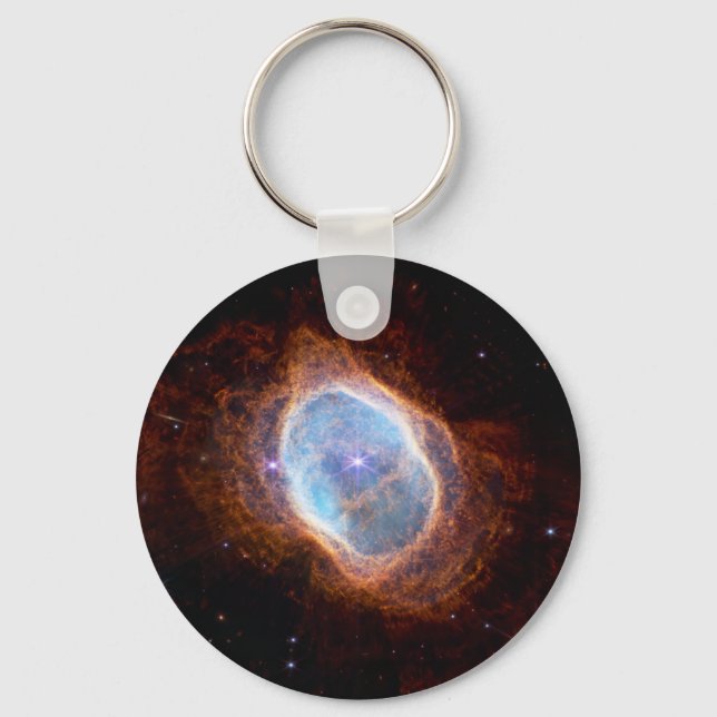 Southern Ring Nebula Space James Webb Telescope Key Ring (Front)