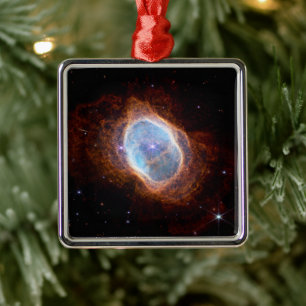 Southern Ring Nebula Space James Webb Telescope Metal Tree Decoration