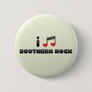 Southern Rock 6 Cm Round Badge