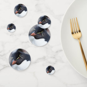 Southern Rockhopper Penguin Confetti