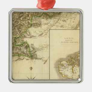 Southern Ross, Cromarty Shires Metal Tree Decoration