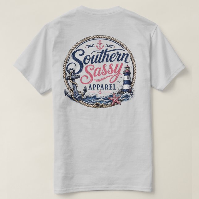 Southern Sassy Apparel T-Shirt (Design Back)