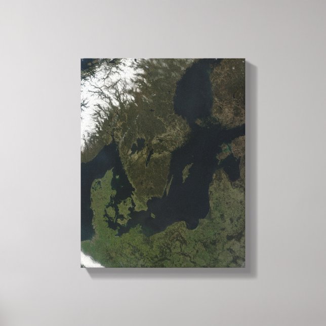 Southern Scandinavia Canvas Print (Front)