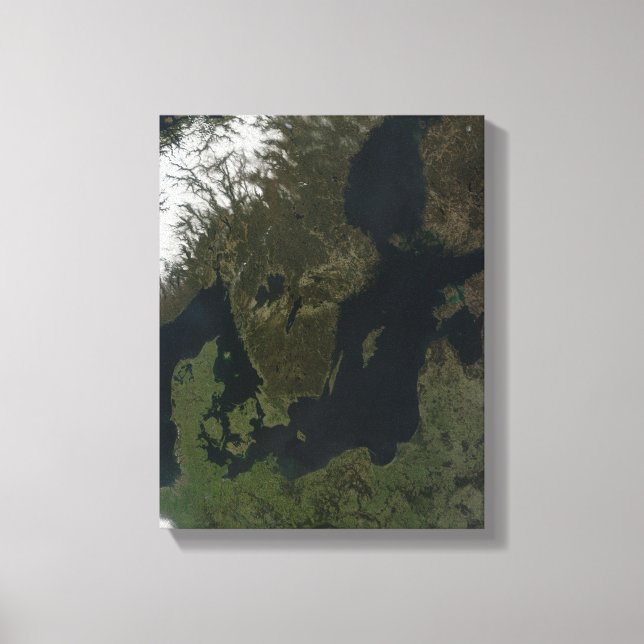 Southern Scandinavia Canvas Print (Front)