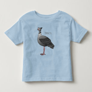 Southern screamer bird cartoon illustration  toddler T-Shirt