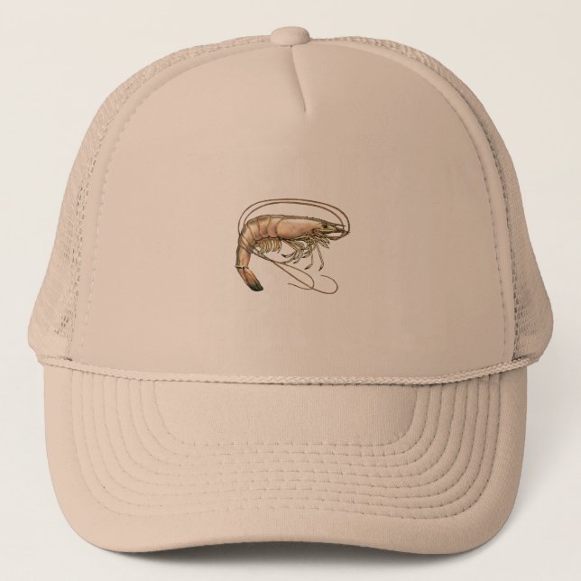 Southern Shrimp Art Trucker Hat (Front)