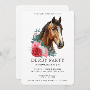 Southern Style Derby Party Invitation
