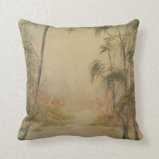 Southern Style Landscape Throw Pillow