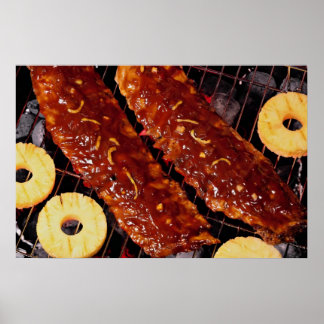 Southern style spareribs poster