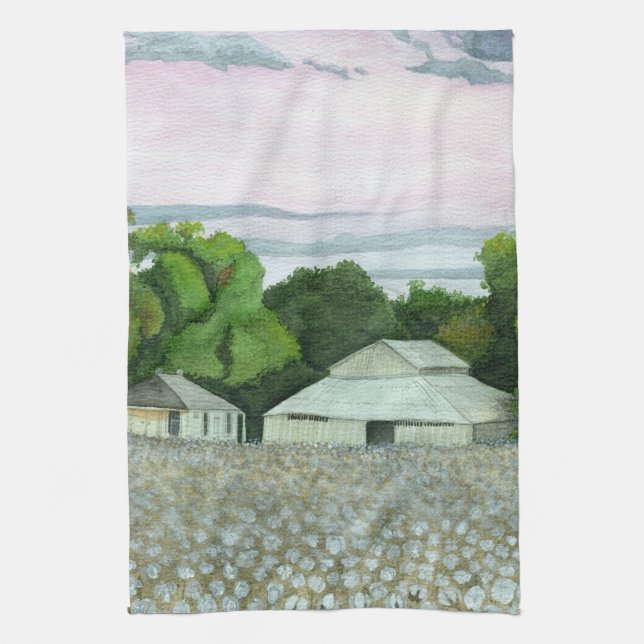 Southern Sunset Tea Towel (Vertical)