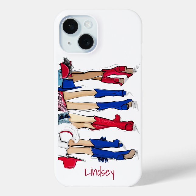 Southern Texas Ladies Fashion Cowboy Boots Name  Case-Mate iPhone Case (Back)