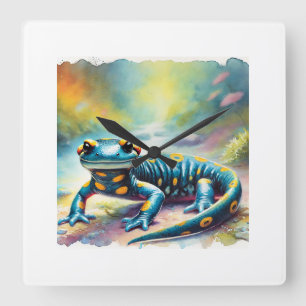 Southern Torrent Salamander 200824AREF123 - Waterc Square Wall Clock