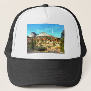 Southern Utah Vista with Red Soil Trucker Hat