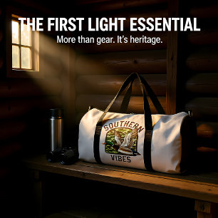 Southern Vibes Flying Duck Camo Duffle Bag