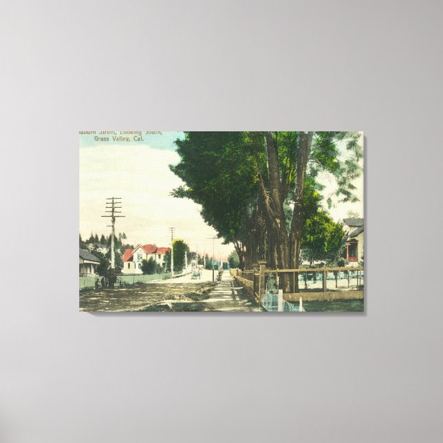 Southern View from Auburn Street Canvas Print (Front)