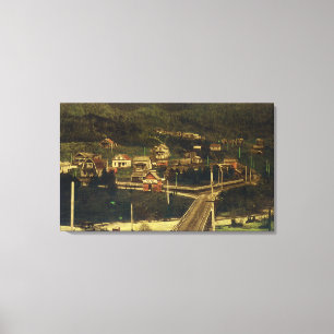 Southern View of Portion of Residence District Canvas Print