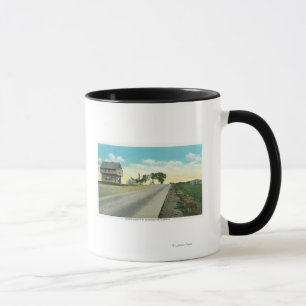 Southern View of Saratoga Battlefield Mug
