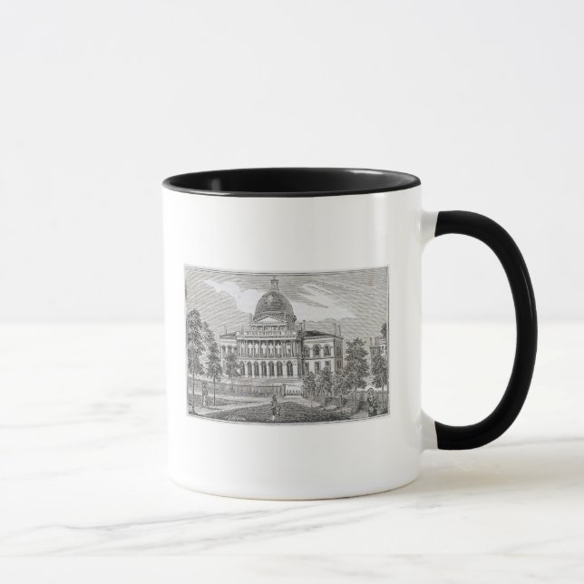 Southern view of the State House in Boston Mug (Right)