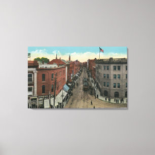 Southern View of Union Square and Lisbon Street Canvas Print