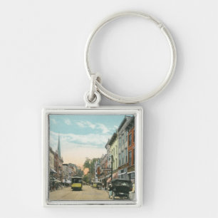 Southern View of Wall Street Key Ring