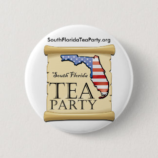 SouthFloridaTeaParty.org 6 Cm Round Badge