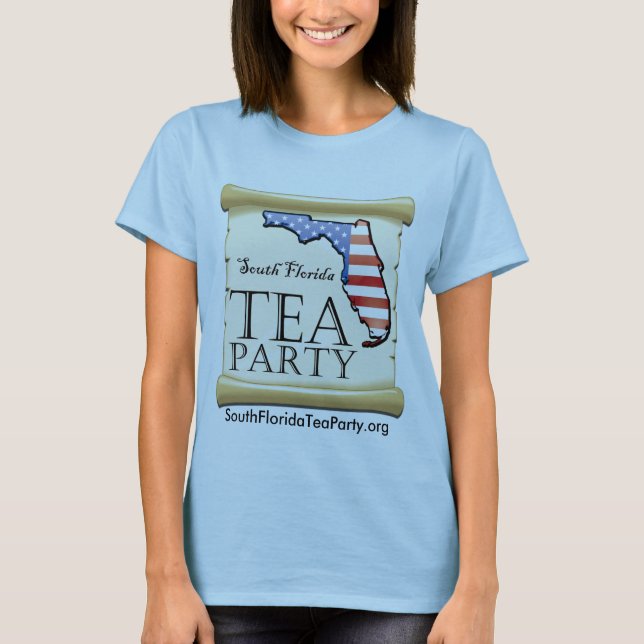 SouthFloridaTeaParty.org T-Shirt (Front)