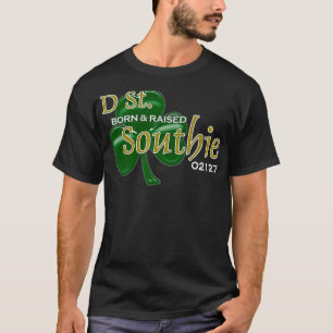 Southie  D Street  Born & Raised 02127  Premium  T-Shirt