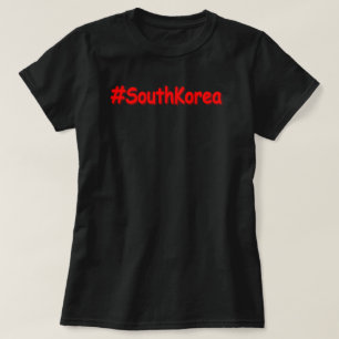 "#SouthKorea" Cute Design. Buy Now T-Shirt