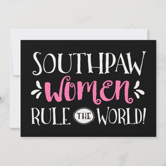 Southpaw Women Rule the World Card (Front)