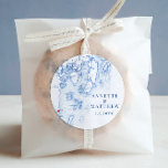 Southport Boothbay Harbour Maine Wedding Favour Classic Round Sticker<br><div class="desc">These Southport Maine stickers are perfect for favour bags, envelopes or welcome gifts for your Boothbay Harbour Wedding. Move the heart by clicking "Edit Using design tool" under "Personalise". These custom labels feature a digitally restored antique map of Boothbay Harbour including Southport, Boothbay Harbour, Ocean Point, Linekins Neck, Spruce Point,...</div>