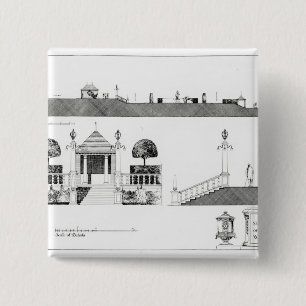 Southport: Section and Details of Upper Terrace an 15 Cm Square Badge