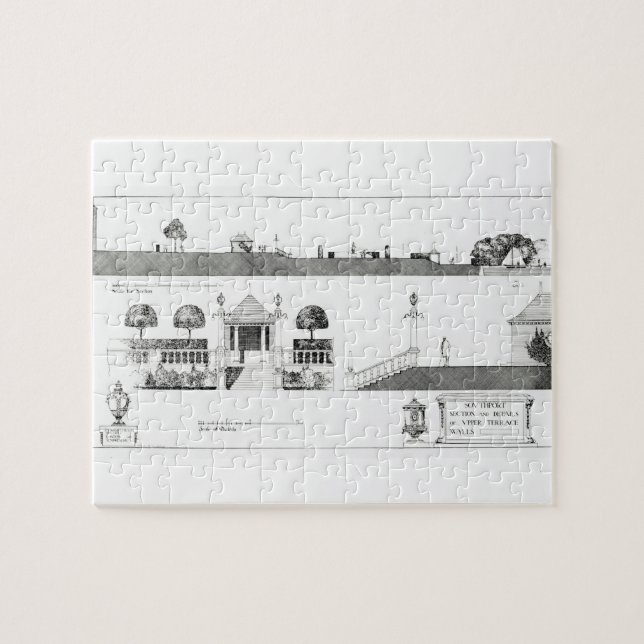 Southport: Section and Details of Upper Terrace an Jigsaw Puzzle (Horizontal)