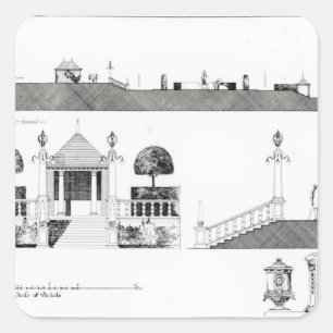 Southport: Section and Details of Upper Terrace an Square Sticker