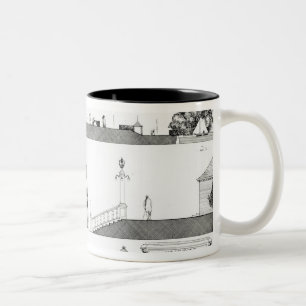 Southport: Section and Details of Upper Terrace an Two-Tone Coffee Mug