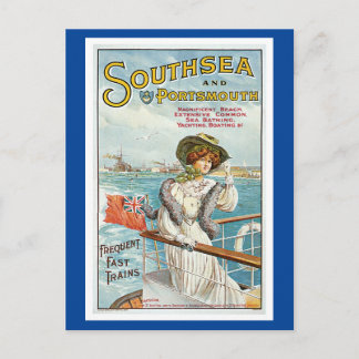 Southsea Portsmouth UK Vintage Travel Postcard