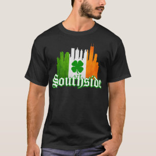 Southside Irish Pride Chicago Sky line Windy City T-Shirt