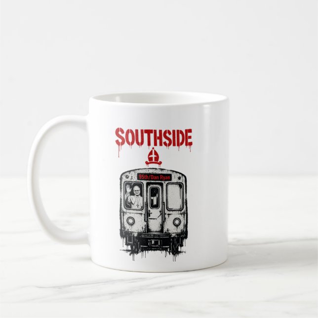Southside Pope Coffee Mug (Left)