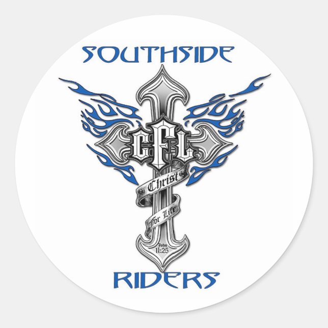 Southside Riders Helmet Sticker (Front)