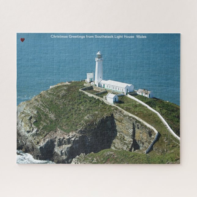 Southstack Light House  Wales Jigsaw Puzzle (Horizontal)