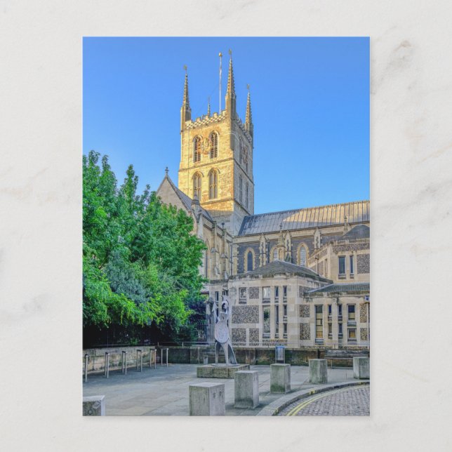 Southwark Cathedral, London UK Postcard (Front)