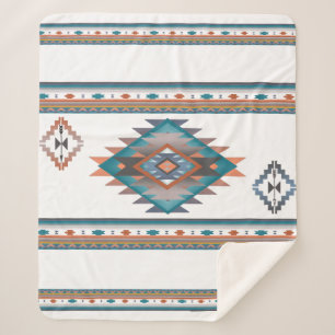 Southwest 6, changeable colour sherpa blanket