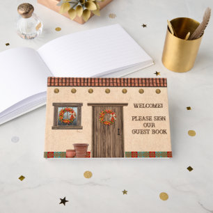 Southwest Adobe Hacienda Personalised  Guest Book