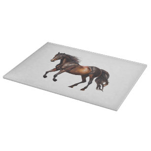 Southwest Animal Horse Cowboy Cowgirl Cutting Board