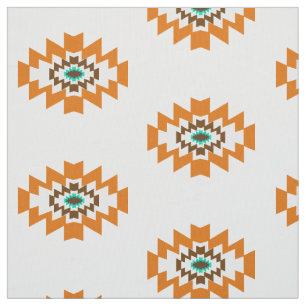 Southwest Aztec Native American Tribal Design Fabric