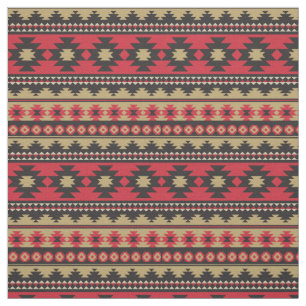 Southwest aztec pattern colourful fabric