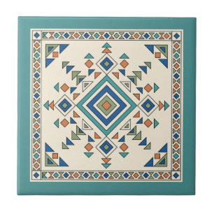 Southwest Aztec Pattern Tile