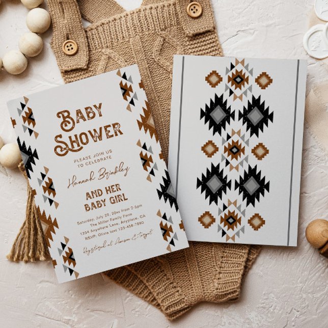 Southwest Baby Shower Invitation (Creator Uploaded)