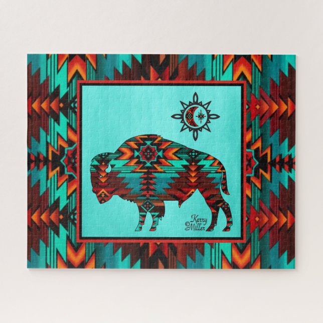 Southwest Buffalo Jigsaw Puzzle (Horizontal)