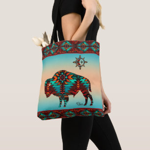 Southwest Buffalo Tote Bag